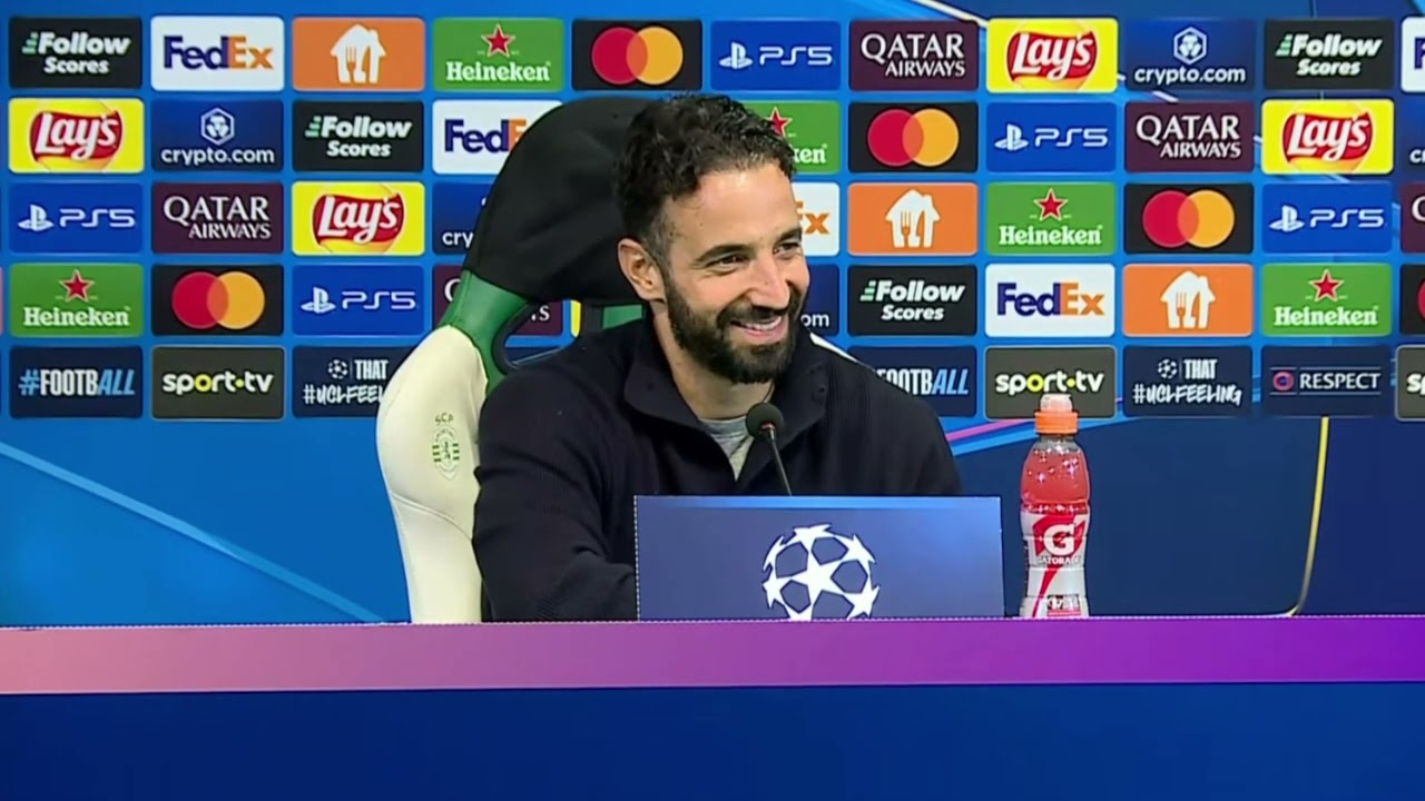 RÚBEN AMORIM PÓS JOGO - SPORTING CP (4) vs (1) manchester city