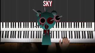 Incredibox Sprunki Horror Sky Sound on Piano