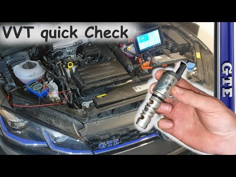 Volkswagen GTE Variable Valve Timing SOLENOIDS & CMS check