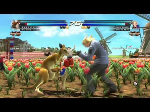 TTT2~ CafeId RoseCarl (Bob & Steve) vs. y 8 9 4 5 20 25 (Yoshimitsu & Roger) IV HD