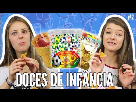 JOVENS PROVANDO DOCES ANTIGOS