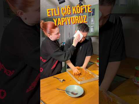 etli çiğ köfte yapıyoruz ￼