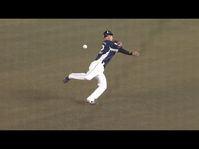 【6回裏】超ファインプレー!! ライオンズ・滝澤夏央 飛び込んでから素早い送球!! 2025年9月23日 千葉ロッテマリーンズ 対 埼玉西武ライオンズ