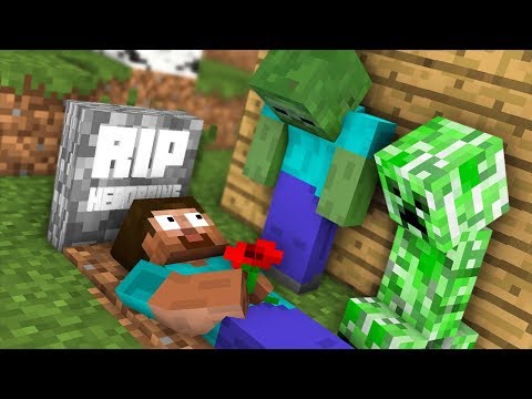 Monster School : RIP Herobrine Challenge - Scary Minecraft Animation