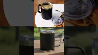 Vaso Térmico Taza De Acero Inoxidable Con Tapa 360ml