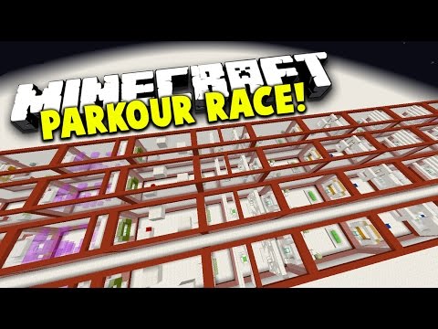 Minecraft 1v1v1 TNT PARKOUR RACE! | (USE TNT TO PARKOUR!)