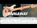 Runaway | Bon Jovi Guitar Solo | Playthrough Lesson | TAB