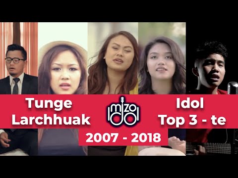 Tutenge larchhuak | Mizo Idol Top 3-te | 2007-2018