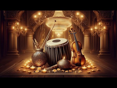 Classical Soulful Melodies : Indian Mridangam & Violin Fusion Music🌿