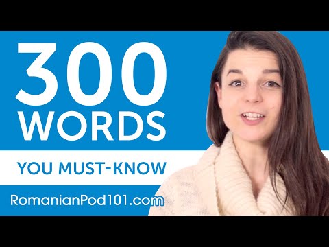 300 Words Every Romanian Beginner Must Know