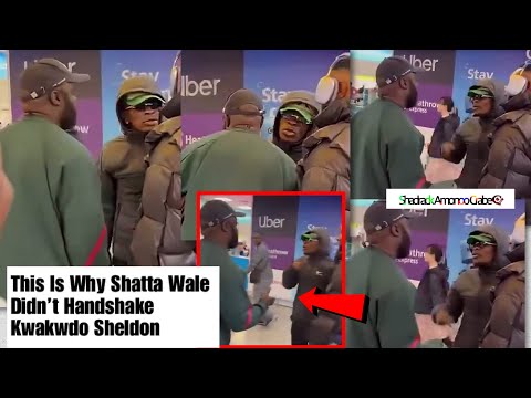 Shatta Wale Snub Kwadwo Sheldon In UK, He Rejected His HandShake! Sheldon Apologized To Shatta Wale