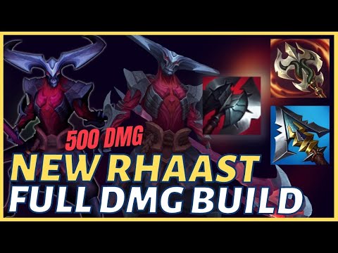 NEW Rhaast Build?! Ultimate 1v9 Potential + Highest DMG Build! | Challenger Kayn - League of Legends