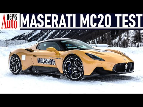 Maserati MC20 (2021) - Snow Test | NewsAuto