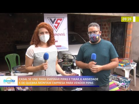 Casal se une para empinar pipas e montam empresa para vender 13 05 2021