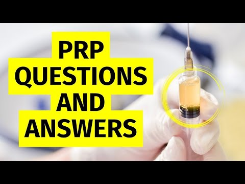 Top 10 Questions About Platelet Rich Plasma (PRP) Injections