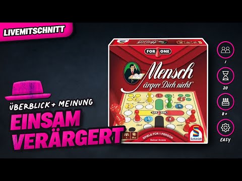 FOR ONE: MENSCH ÄRGERE DICH NICHT - Brettspiel - Der Pile ist geil