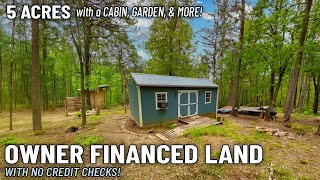 Owner Financed 5.02 Acres in MO w/ Cabin, Garden & More - Grid + Solar Power! InstantAcres.com PR12B