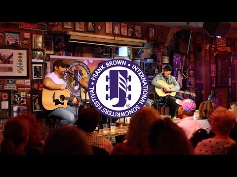 Whelan Stone performing "Whiskey In A Wine Glass" at the 2021 Frank Brown Songwriters Festival!