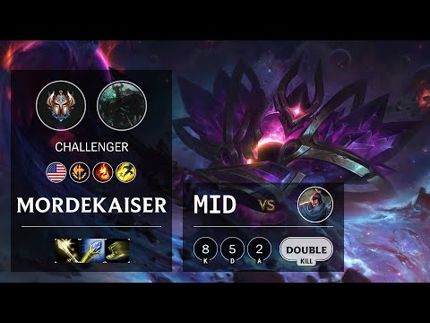 Mordekaiser Mid vs Yasuo - NA Challenger Patch 10.14