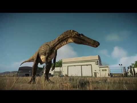 All unique animations for Suchomimus - Jurassic World Evolution 2