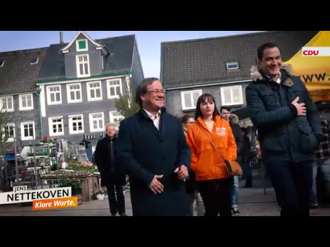 Mission klare Worte - Jens Nettekoven und Armin Laschet unterwegs in Remscheid und Radevormwald
