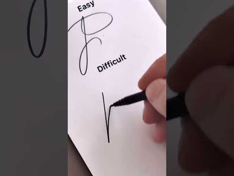 letter P special work ❤️ (signeture kaise kare)#signetring #sign #shorts