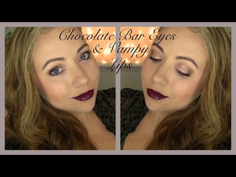 Chocolate Bar Eyes & Vampy Lips! w/ alovetart!! Video