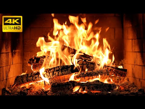 🔥 Božićna čarolija: kamin i topli žar stvaraju mirnu atmosferu s nježnom vatrom (Fireplace 4K)