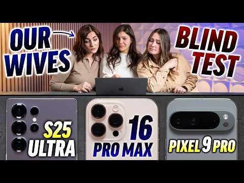 S25 Ultra vs 16 Pro vs Pixel 9 Pro Blind Camera Test Comparison