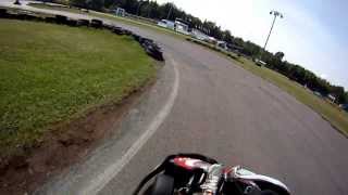 preview picture of video 'East Coast Karting Race 1 Chads GoPro Sept 8 2012'