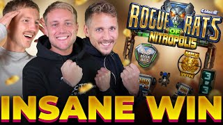 INSANE RECORD WIN ON ROGUE RATS OF NITROPOLIS WITH CASINODADDY!! 🐀🔥