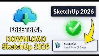 How to Get SketchUp Pro 2026 for Free (Official 7-Day Trial) in 3 minutes