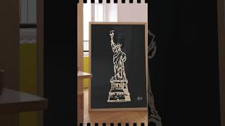 Minimalist Statue of Liberty Art | Modern Home Decor Inspiration for 2025