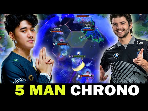 ABED CEB IN ONE TEAM - 5 MAN CHRONO | DOTA 2 Gameplay