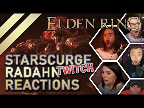 Elden Ring - Starscurge Radahn Twitch Streamers REACTIONs