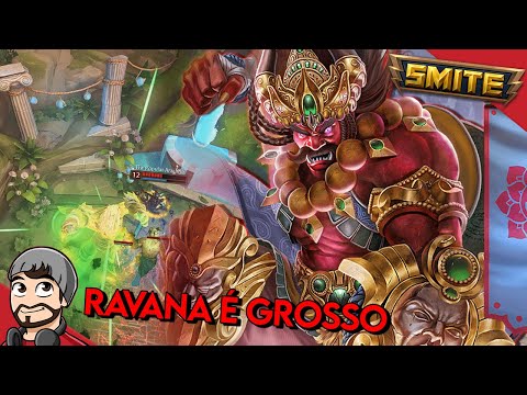 RAVANA É GROSSO DEMAIS! RAVANA JUNGLER - Conquista - ⚡ Smite BR