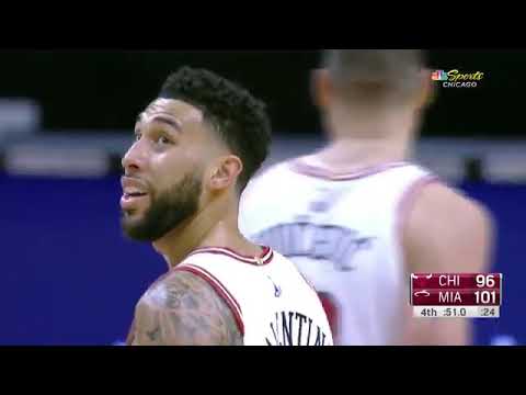 Denzel Valentine Takes TERRIBLE Shot Late Game vs Heat (4/24/2021)