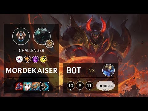 Mordekaiser Bot vs Ezreal - KR Challenger Patch 10.3
