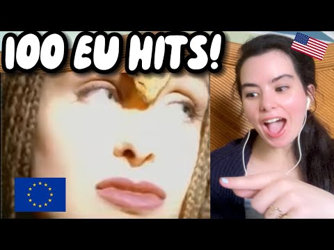 American Girl Reacts to Top 90s European Dance Hits PART 2 : 100 More Hits