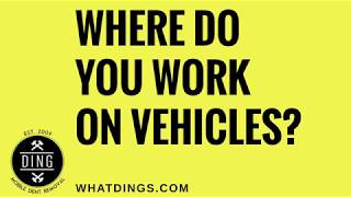 Where Do You Work On Vehicles?