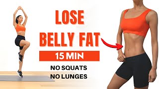 15 min STANDING ABS WORKOUT to 🔥LOSE BELLY FAT🔥