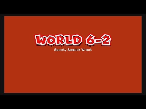 Super Mario 3D World 6-2 Spooky Seasick Wreck 100% All 3 Stars, Stamp and Gold Flagpole