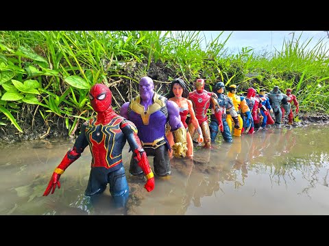 AVENGERS SUPERHERO MISSION, MARVEL SPIDER-MAN, CAPTAIN AMERICA, HULK, THOR, IRON MAN, THANOS, VENOM.