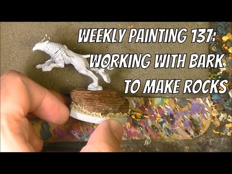 Weekly Painting 137: Working with bark