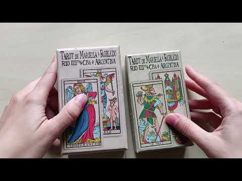 208. Pablo Robledo Tarot de Marsella, 2016 & 2021 edition comparison