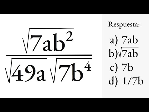¿PUEDES SIMPLIFICAR ESTA FRACCIÓN ALGEBRAICA CON RADICALES? Álgebra Básica