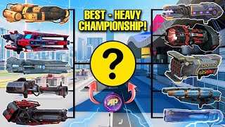 🔥 UPDATED ALL HEAVY WEAPONS TOURNAMENT 1VS1 || WAR ROBOTS COMPARISON WR ||