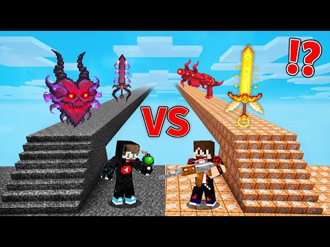 ماين كرافت : حـرب طرق الحظ المحظورة ولكن طريق الكوماند بلوك ضد طريق البيدروك !!؟ 🔥😱