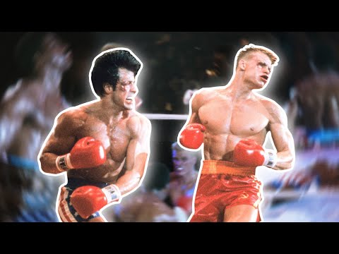 When ROCKY spun back against DRAGO for APOLLO CREED (Rocky IV)