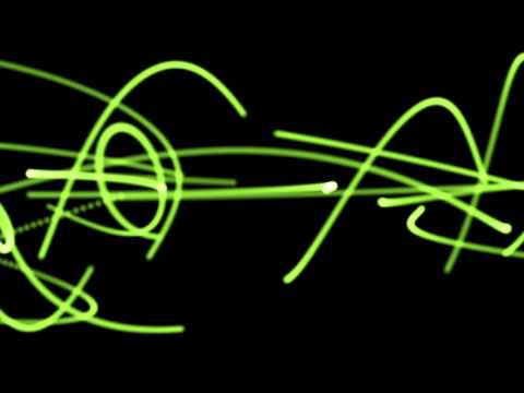 Club Visuals 584 - Green Particles Free Motion Background HD